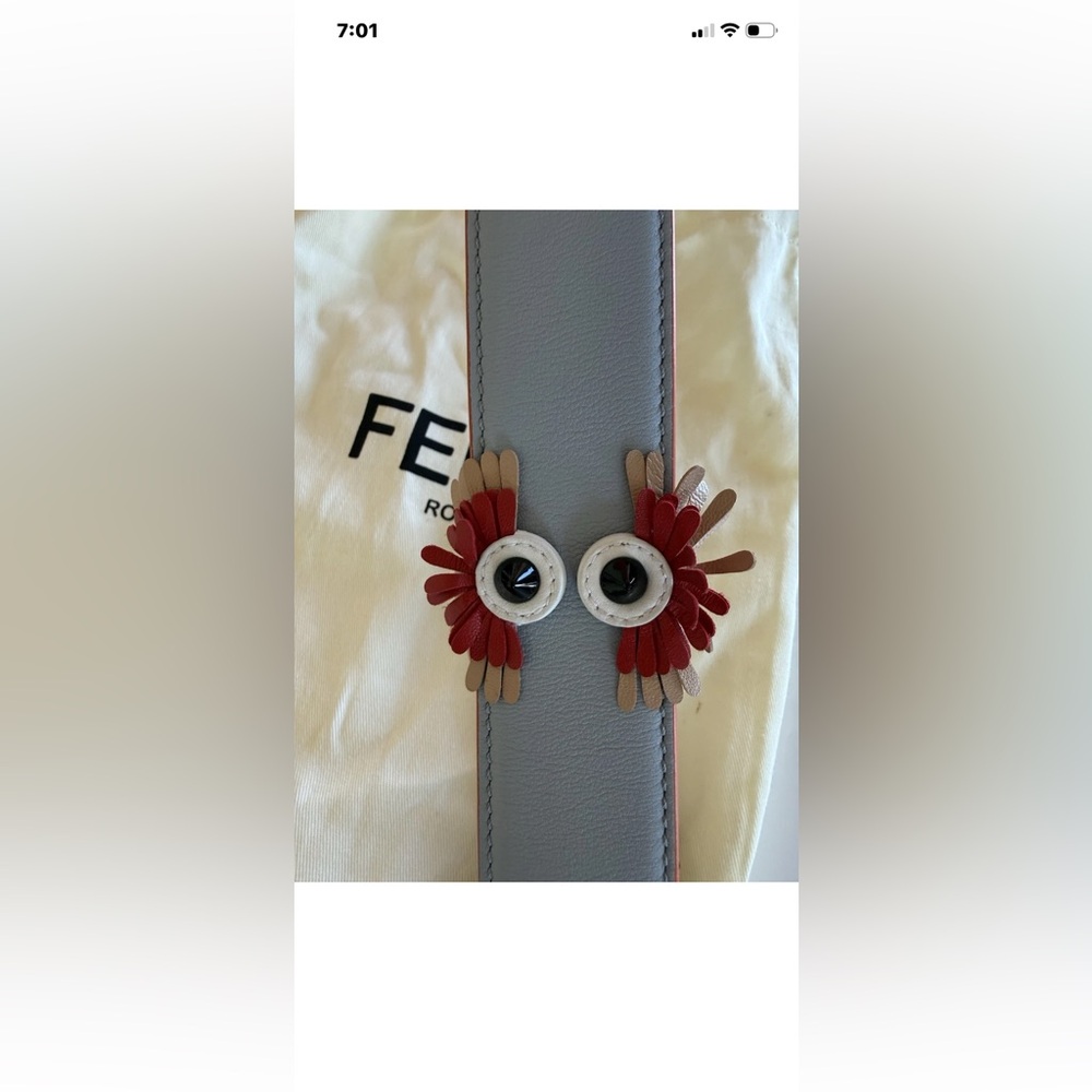 Fendi Rockstud MONSTER Eyes Bag Strap~AMAZING! - Picture 3 of 5